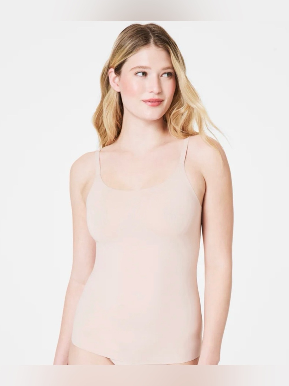 SPANX Light Nude Shaping Camisole with Adjustable Straps size large